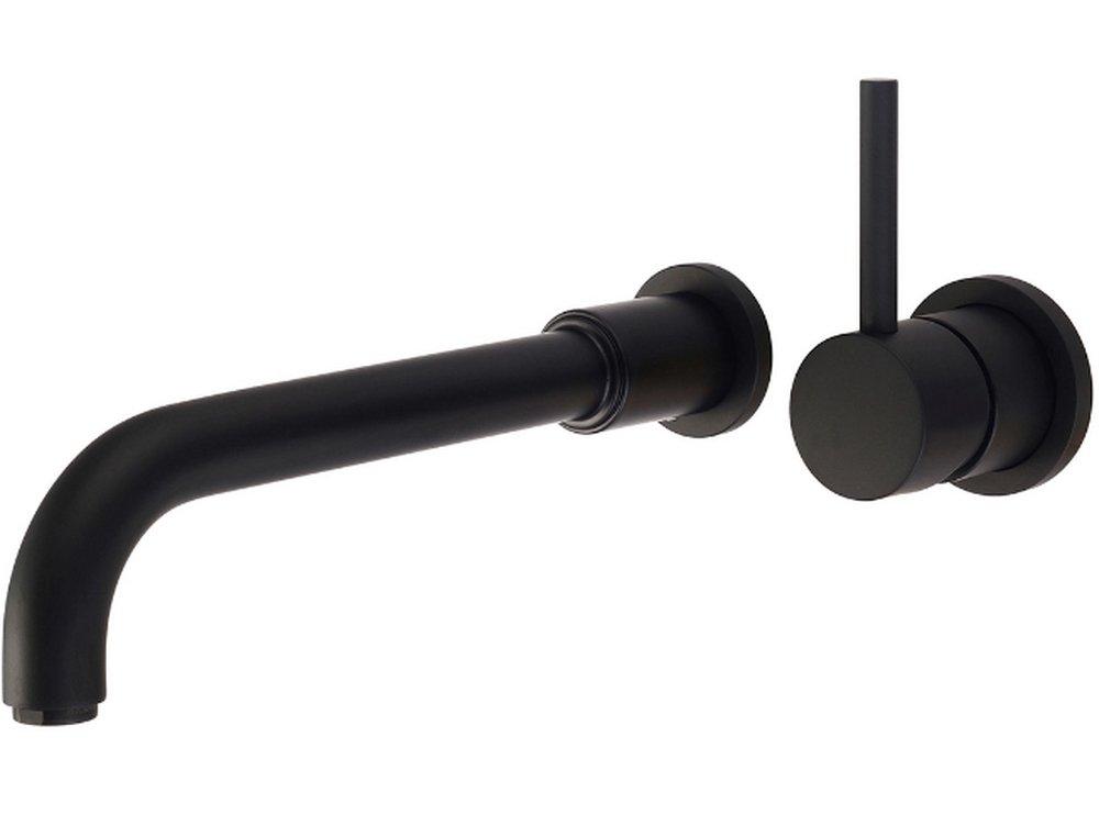 Pioneer Industries Matte Black Single Handle Vessel Filler Bathroom Sink Faucet 