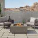 Real Flame Weathered Slate 50000 BTU Fire Pit Table 