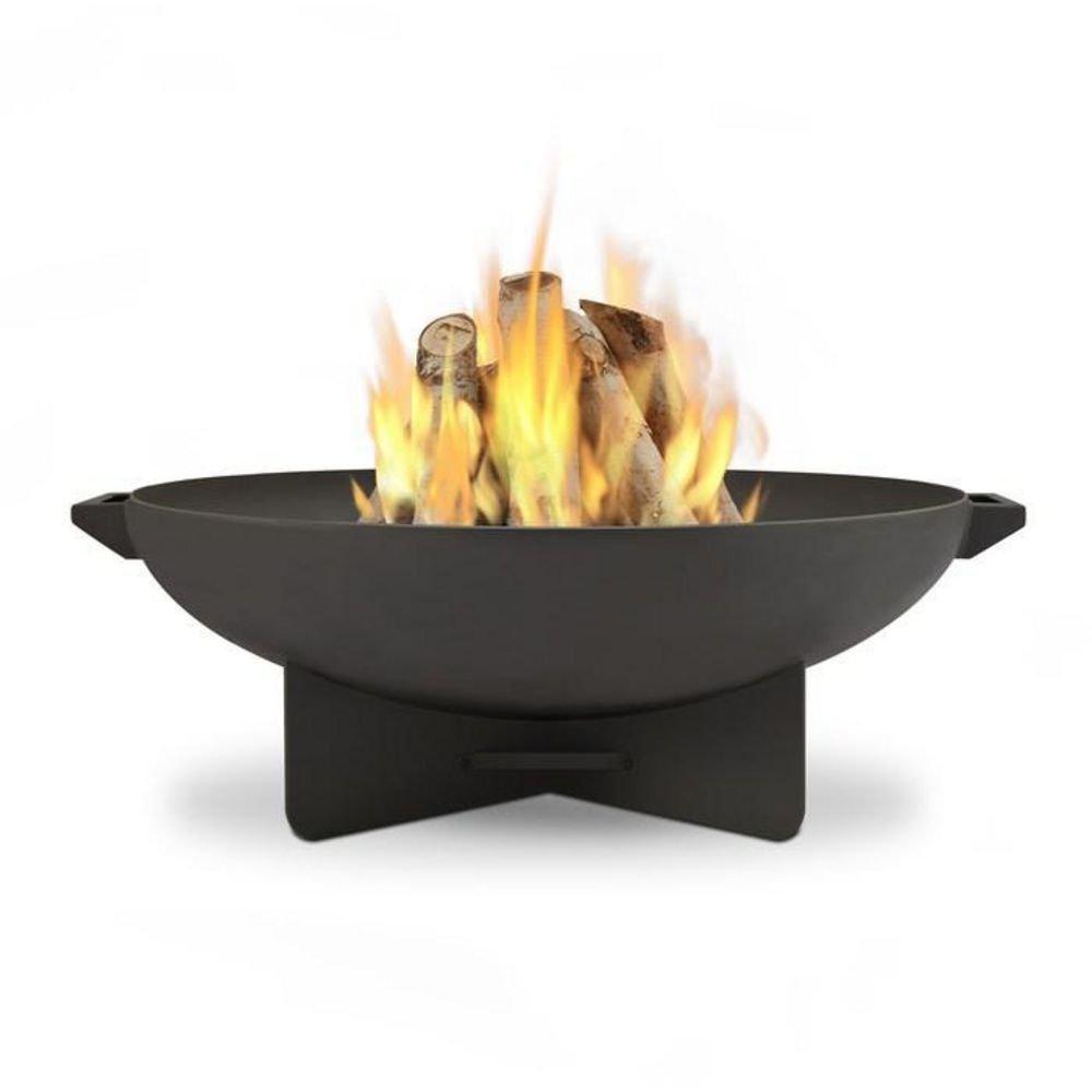 36 RND W/BURN FIRE PIT GRAY 