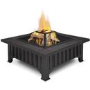 34 SQ W/BURN FIRE PIT BLAC 