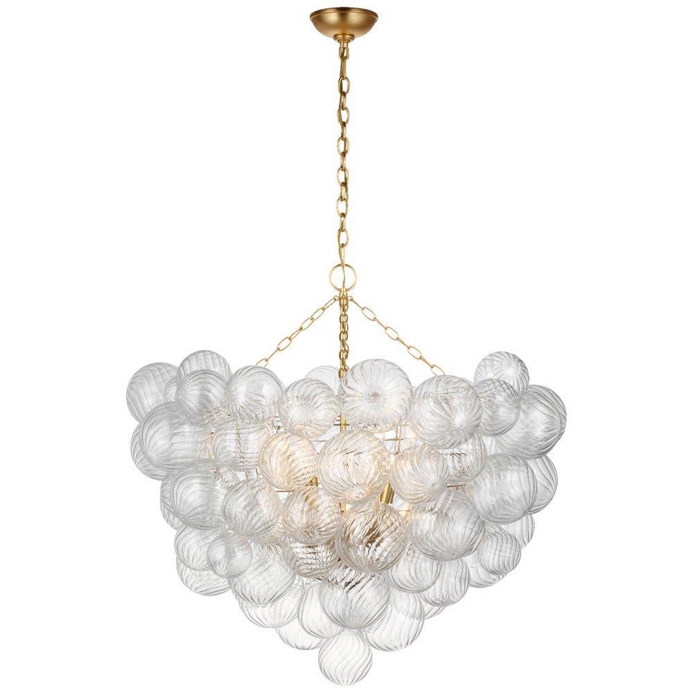 Visual Comfort & Co. Signature Gild 35-1/2 x 37-3/4 in. 6.5W 1-Tier 12-Light LED Transitional Chandelier 