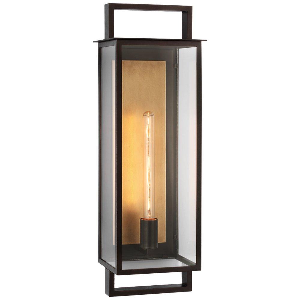 Visual Comfort & Co. Signature Aged Iron 8W 1-Light 26 in. Outdoor Wall Sconce 