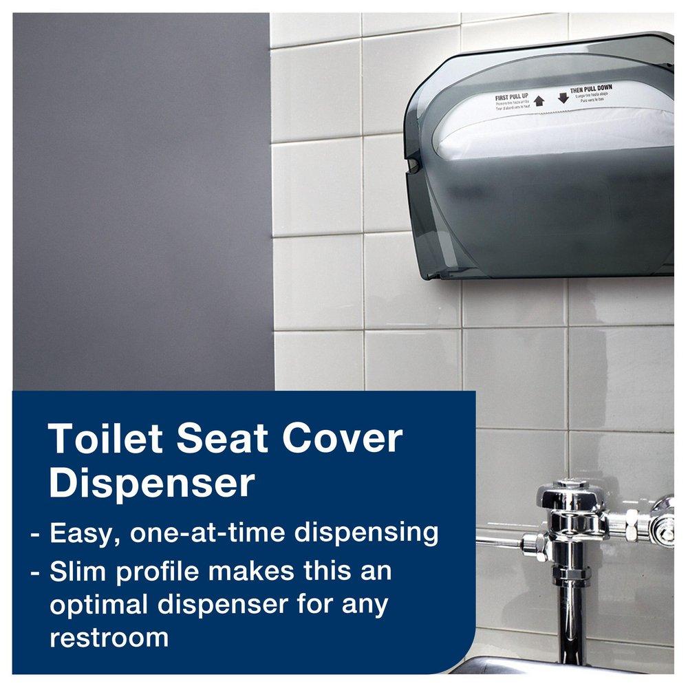 V1 One-at-a-Time Toilet Seat Cover Dispenser in Smoke 