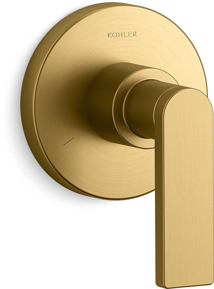 Single Handle Diverter Valve Trim in Vibrant Brushed Moderne Brass image number 0