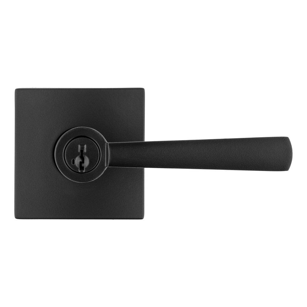 Baldwin Matte Black Lever 
