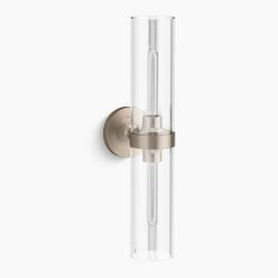2-Light 22 in. Tall Bathroom Sconce in Vibrant Brushed Bronze