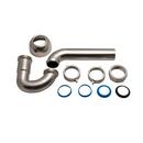 Dearborn Brushed Nickel 1-1/2 in. Plastic P-Trap 