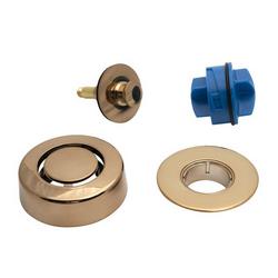 Solvent Weld Brass Push and Pull Stopper in Champagne Bronze