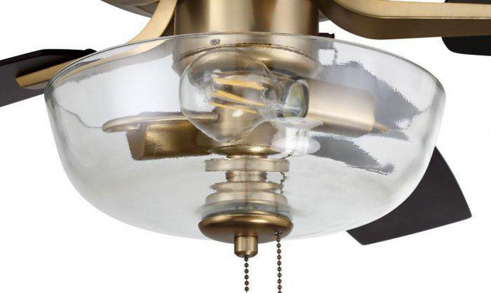 Craftmade Satin Brass 52 in. 5-Blade Indoor Ceiling Fan 