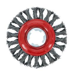 4" X-LOCK Carbon Steel Full Cable Twist Wheel