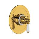 Perrin & Rowe Unlacquered Brass Single Handle Bathtub & Shower Faucet (Trim Only)