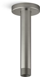 6 in. Ceiling Mount Rain Head Shower Arm in Vibrant Brushed Nickel