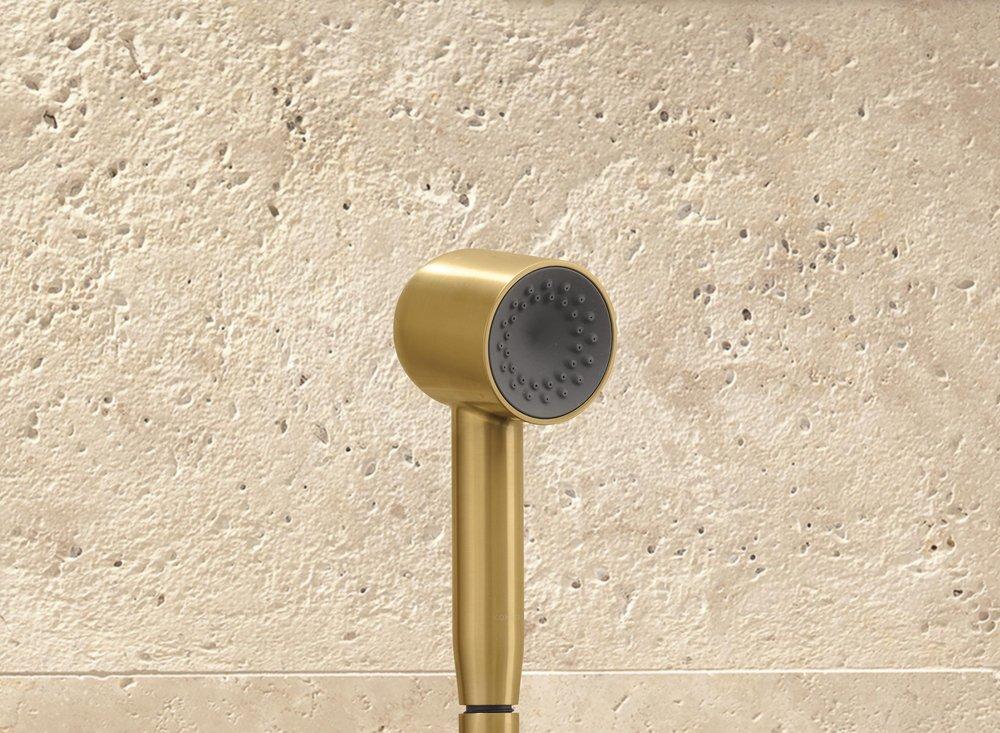 KOHLER Vibrant Brushed Moderne Brass Single Function Hand Shower 