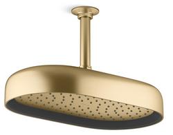 Dual Function Showerhead in Vibrant&reg; Brushed Moderne Brass