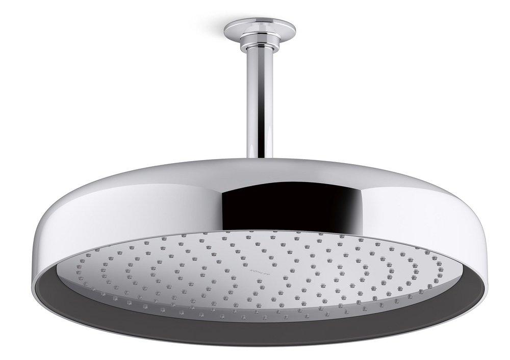 KOHLER Polished Chrome Single Function Full Showerhead 