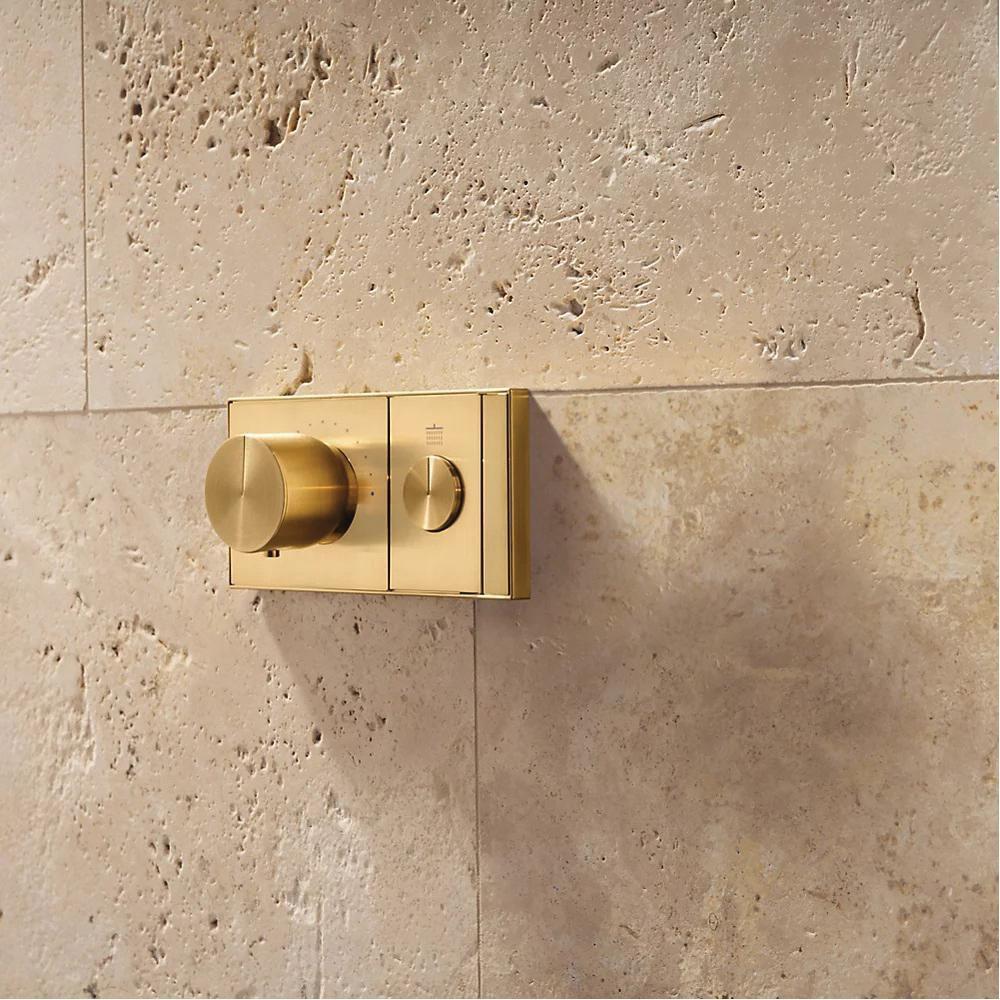 KOHLER Vibrant&reg; Polished Nickel Two Handle Bathtub & Shower Faucet (Trim Only) 