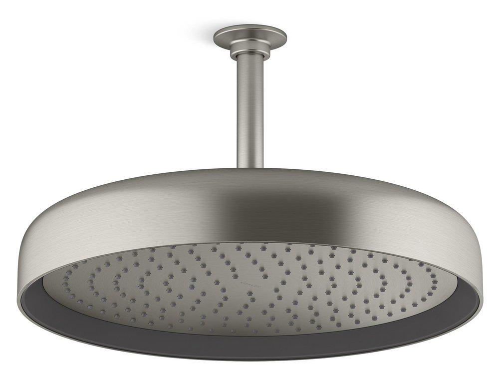 KOHLER Vibrant&reg; Brushed Nickel Single Function Full Showerhead 