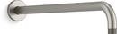 19 in. Rainhead Arm and Flange in Vibrant® Brushed Nickel