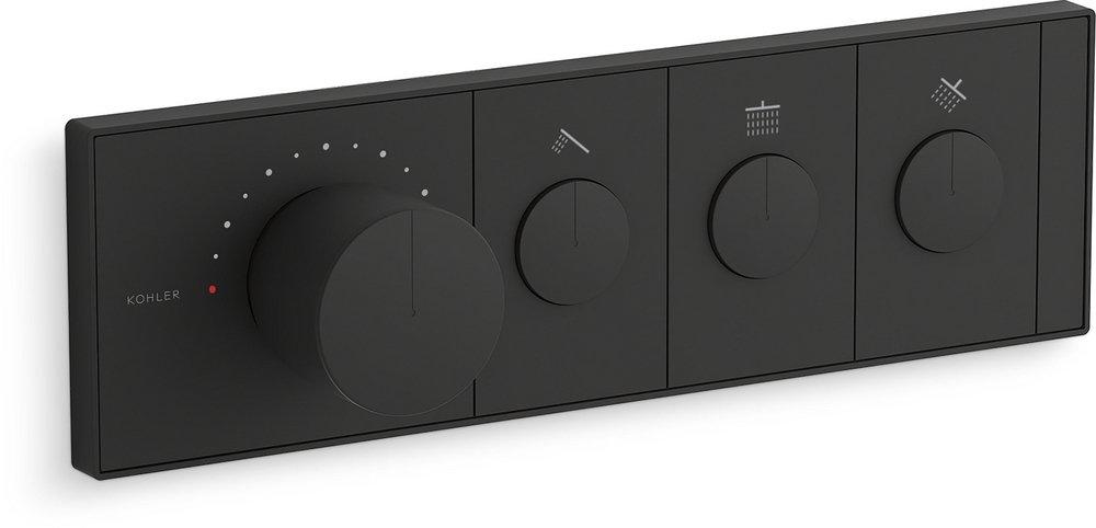 KOHLER Matte Black Thermostatic Valve 