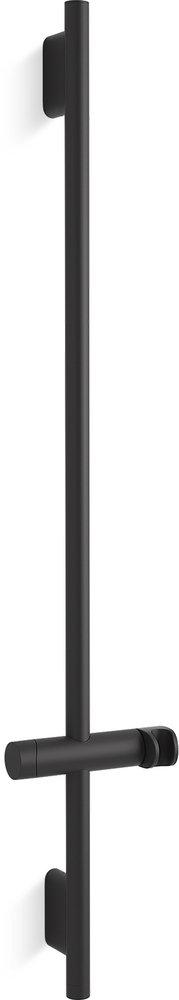 KOHLER Matte Black Shower Rail 