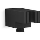KOHLER Matte Black 1/2 x 4-11/16 in. NPT Metal Hand Shower Holder 