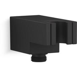 Hand Shower Holder in Matte Black