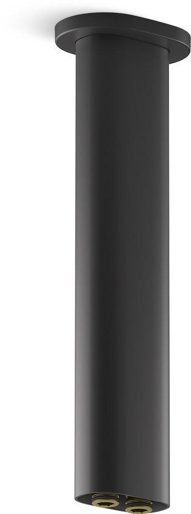 KOHLER Matte Black 1/2 in. NPT Brass Shower Arm 