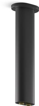 KOHLER Matte Black 1/2 in. NPT Brass Shower Arm 