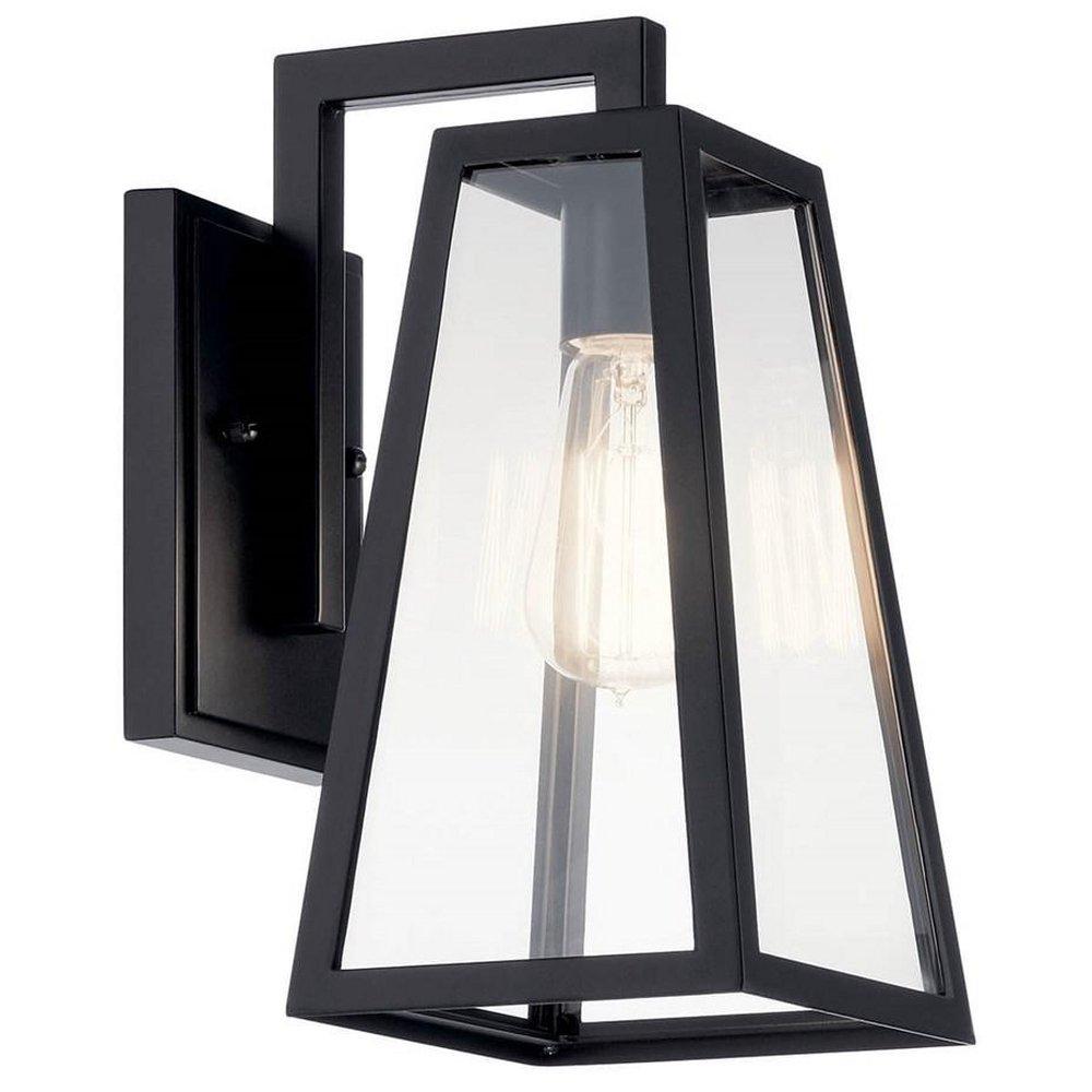 Kichler Lighting Black 75W 1-Light 11-1/2 in. Outdoor Wall Sconce 