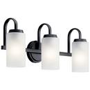 Kichler Lighting Black 75W 3-Light Medium E-26 Vanity Fixture 