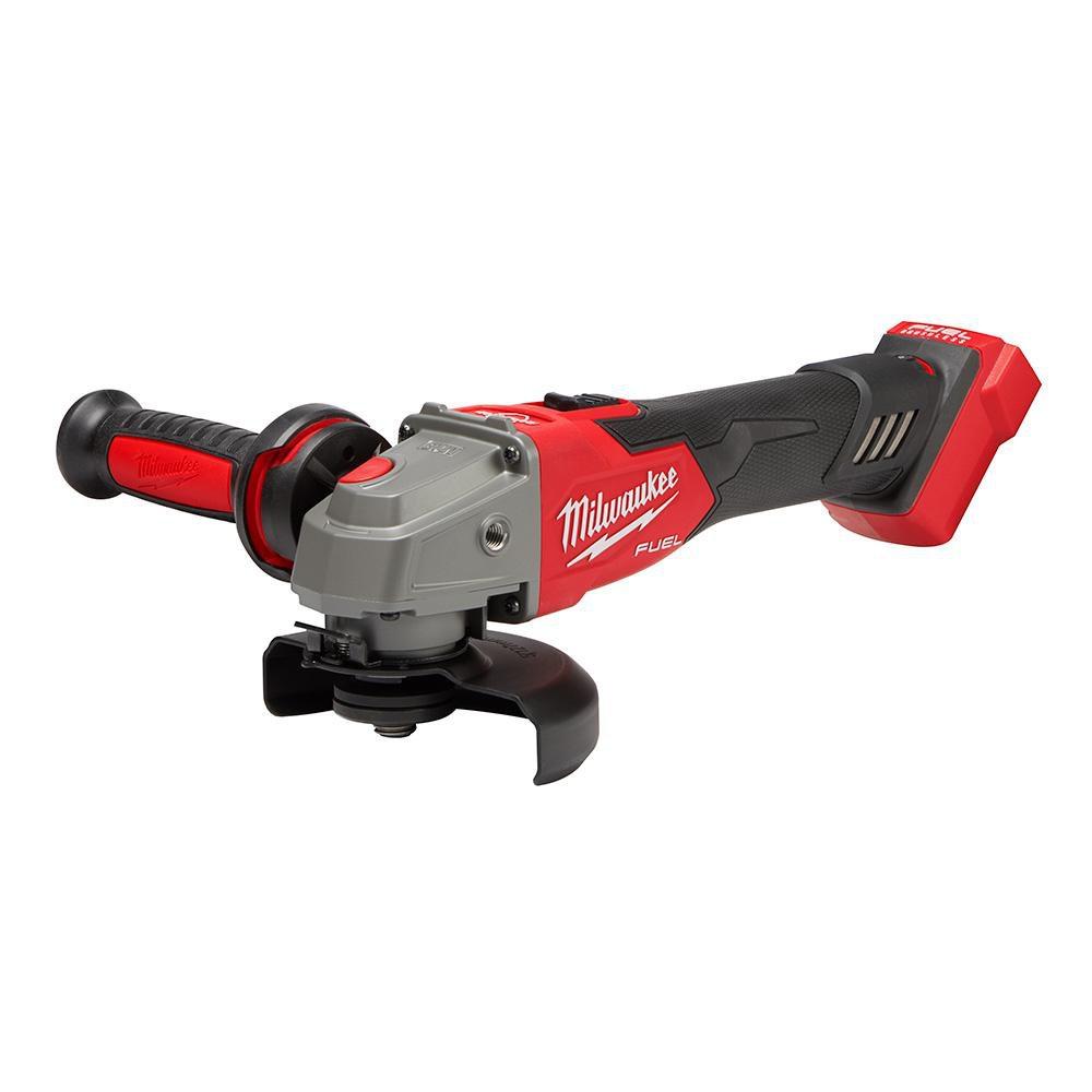 4-1/2 in. / 5 in. Variable Speed Braking Grinder, Slide Switch Lock-On 