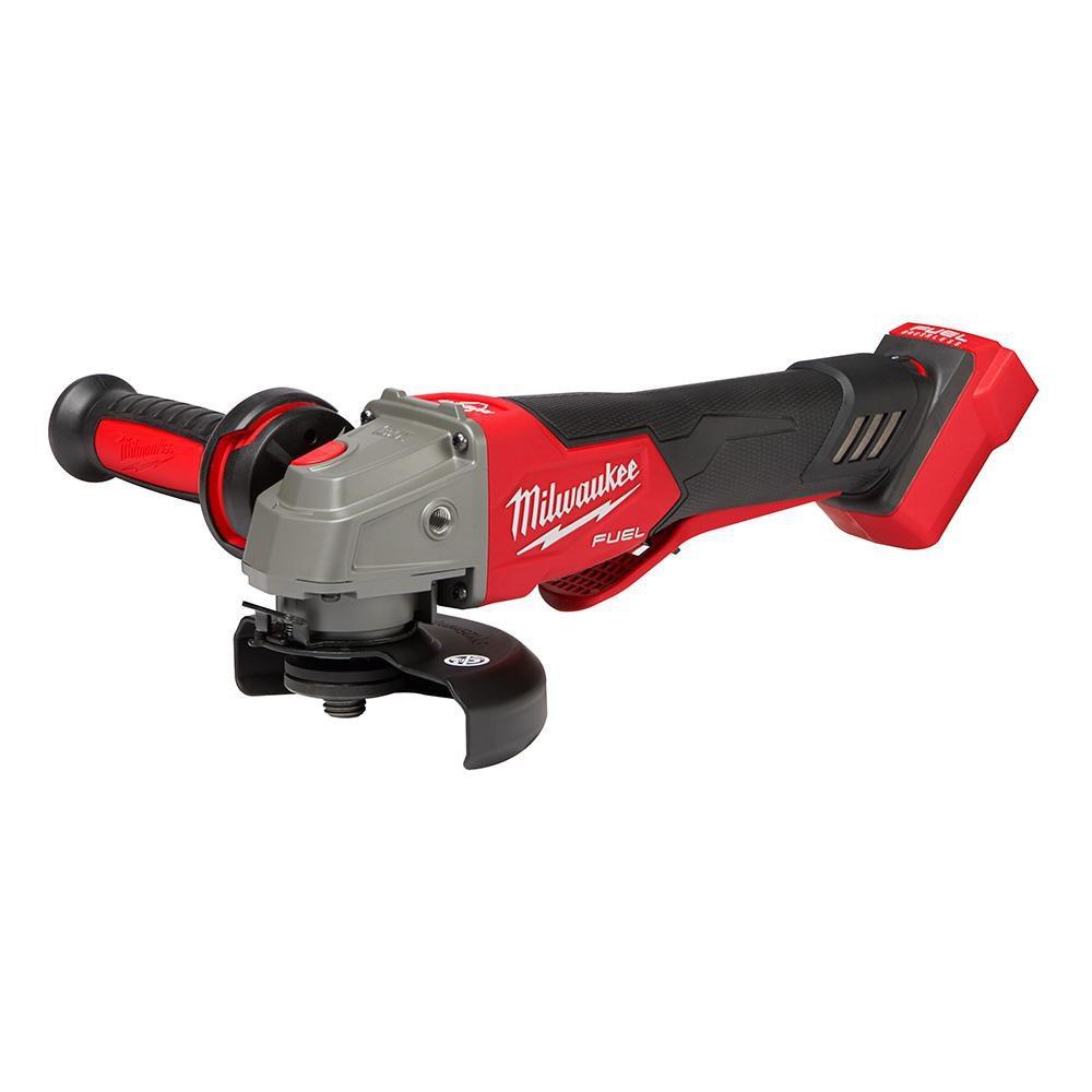 4-1/2 in. / 5 in. Variable Speed Braking Grinder, Paddle Switch No-Lock 
