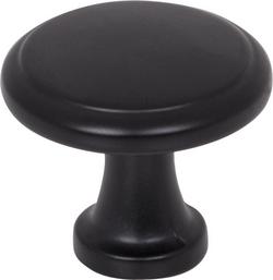 1-1/4 in. Cabinet Knob in Matte Black