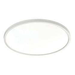 1 in. 40W 1-Light LED Contemporary Flush Mount Ceiling Fixture in White