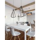 AFX Black/White 36W 3-Light Integrated LED Pendant Light 