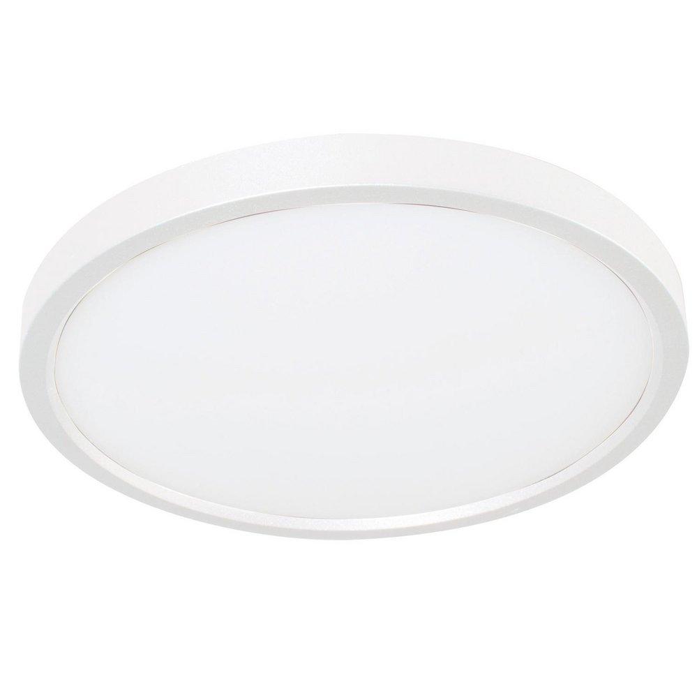AFX White 67/100 x 67/100 in. 15W 1-Light Integrated LED Flush Mount Ceiling Fixture 