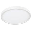 67/100 x 67/100 in. 15W 1-Light Integrated LED Flush Mount Ceiling Fixture in White
