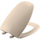 Elongated Closed Front Toilet Seat with Cover in Natural