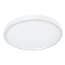 5-3/8 in. 12W 1-Light LED Contemporary Flush Mount Ceiling Fixture in White