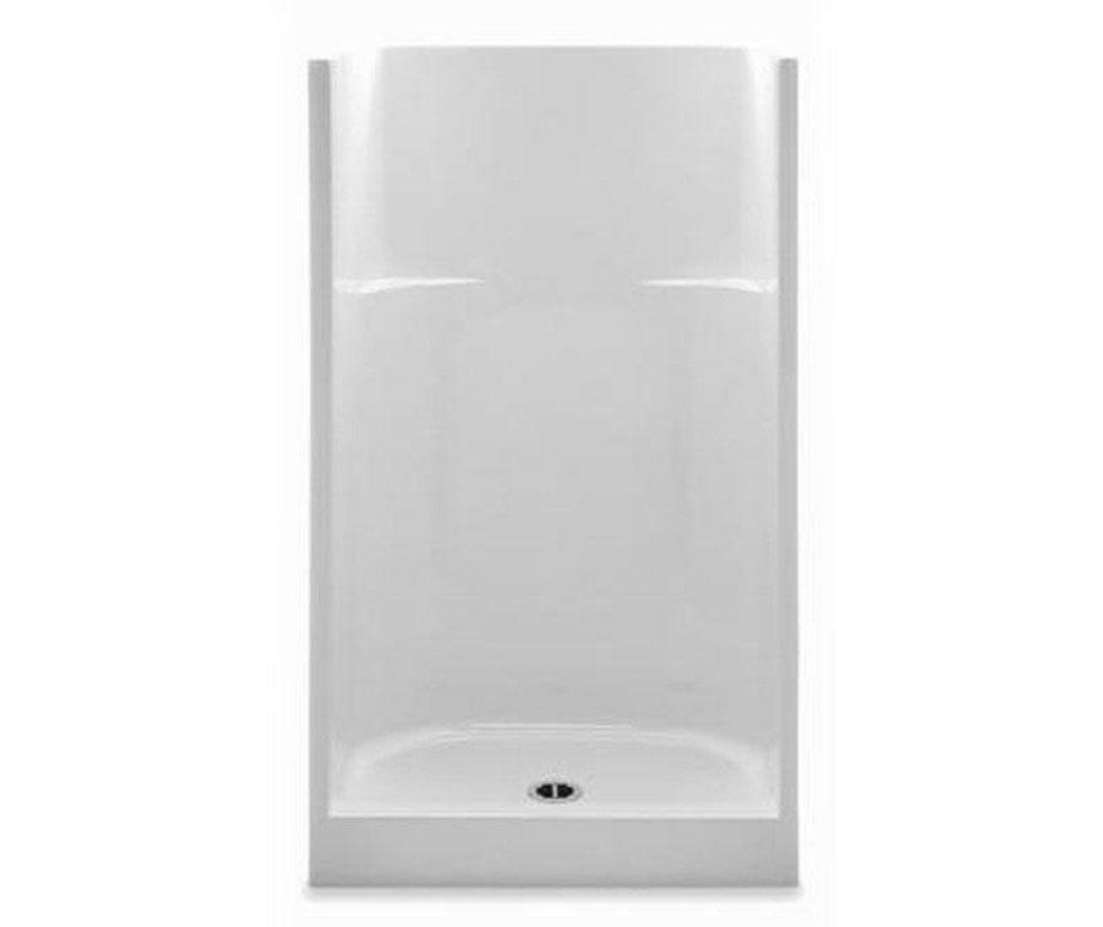 Aquatic White 37-1/4 x 36 x 73-1/4 in. Alcove Shower Unit 