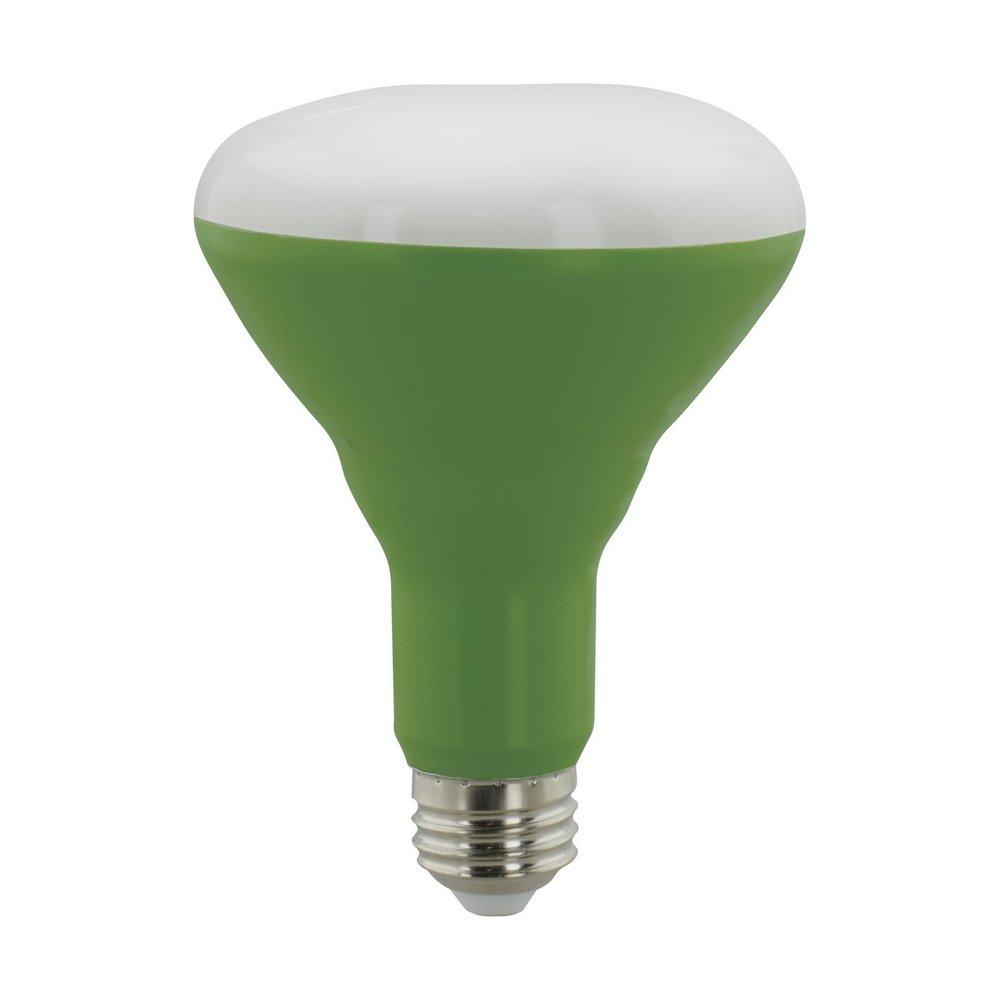 SATCO White 9W BR30 LED 600 Lumens Light Bulb in White 