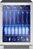 24 in. 8-Bottle and 112-Can Single Zone Beverage Cooler