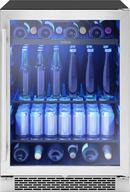 24 in. 8-Bottle and 112-Can Single Zone Beverage Cooler 