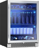 Brisas by Zephyr Stainless Steel 23-7/8 in. 5.8 cu. ft. Beverage Cooler and Compact 