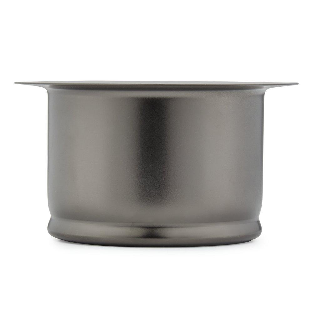 Signature Hardware Gunmetal Disposer Flange & Stopper 