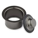 4 1/2 in. Garbage Disposal Flange with Stopper in Gunmetal 