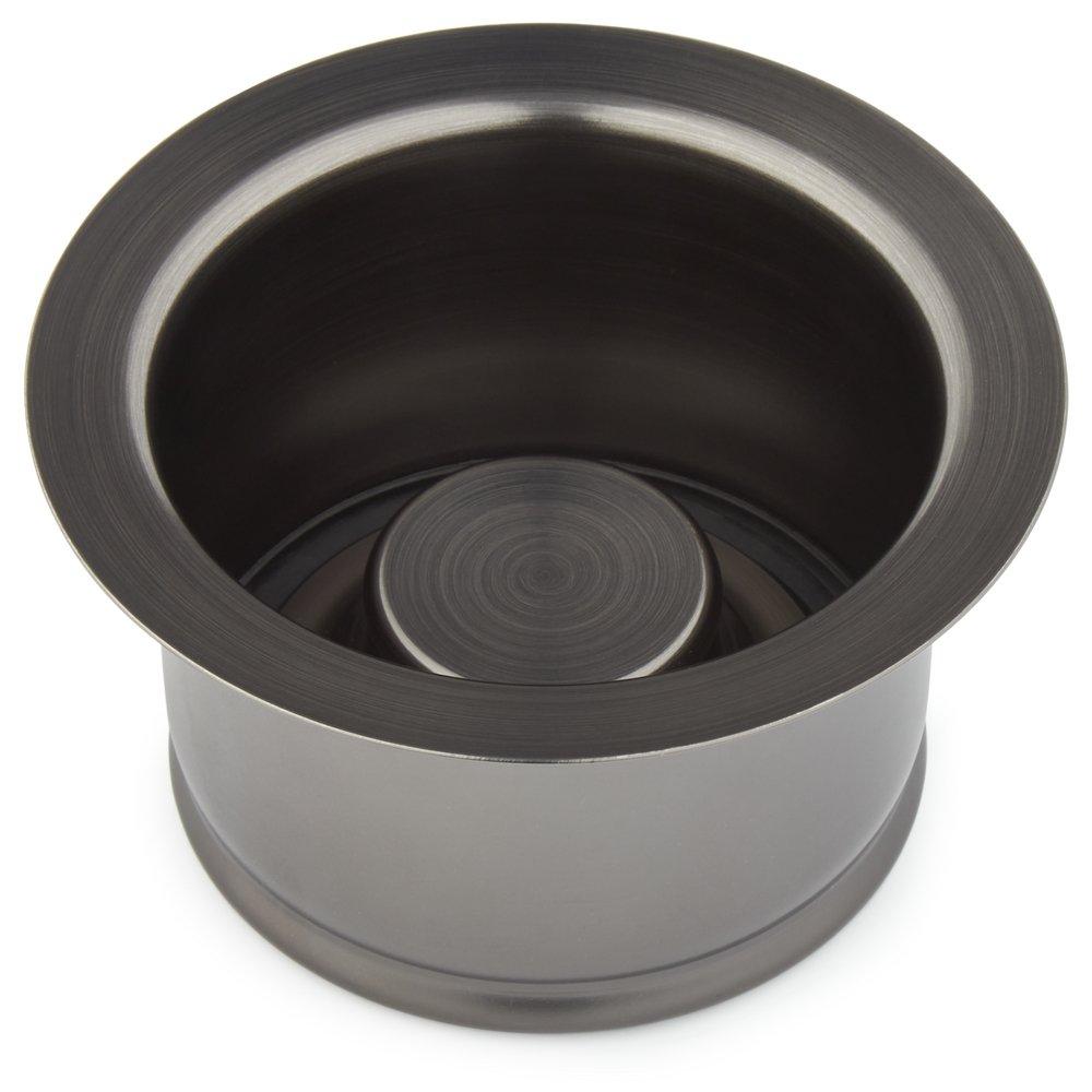 4 1/2 in. Garbage Disposal Flange with Stopper in Gunmetal 