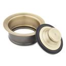 Signature Hardware Aged Brass Brass Disposer Flange & Stopper 