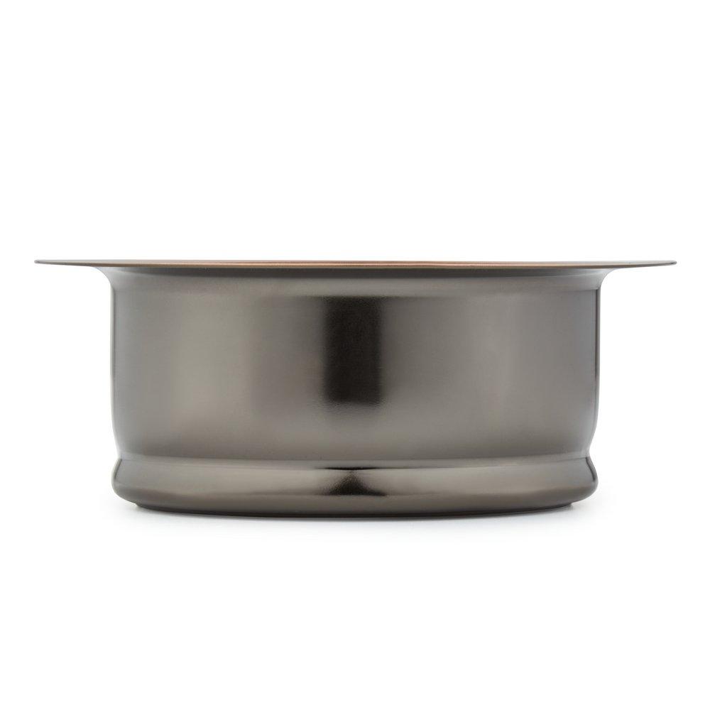 Signature Hardware Antique Copper Brass Disposer Flange & Stopper 