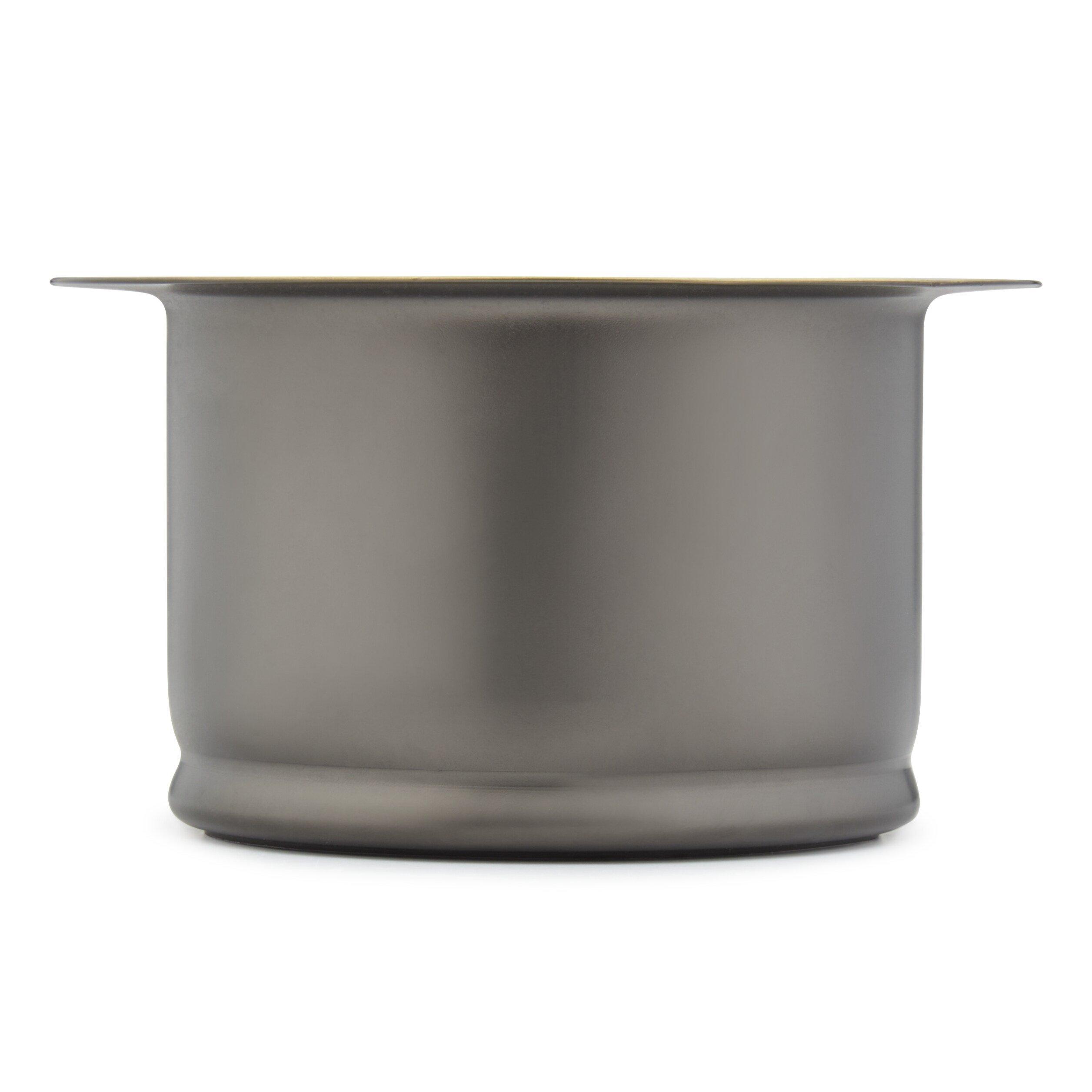 Signature Hardware Aged Brass Disposer Flange & Stopper 